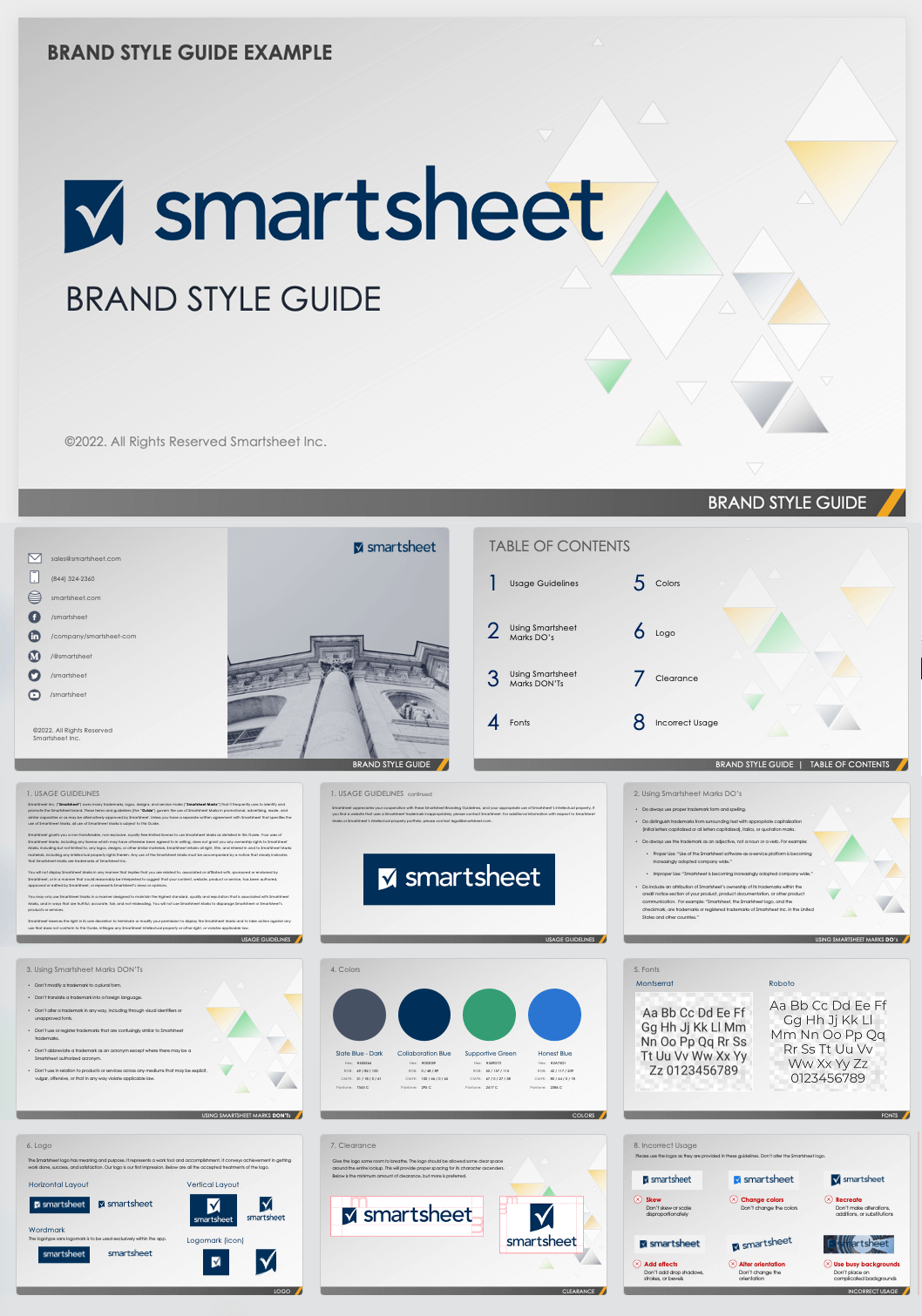 Brand Style Guide Example