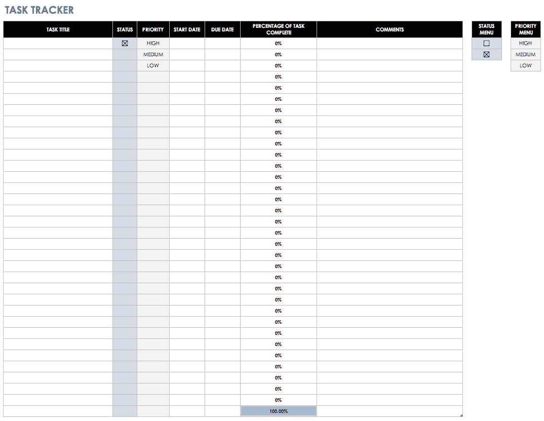 Task Tracker Template