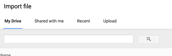 Google Sheets to Excel Import Document Choose